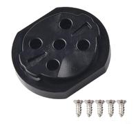 Supporto per computer da bicicletta, supporto per computer, supporto di ricambio per computer da ciclismo, base fissa in plastica nera, parti di riparazione per GARMIN (riparazione)