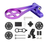 Supporto per computer da ciclismo, anteriore per computer da manubrio della bicicletta, supporto per tachimetro, per il monitoraggio dei dati, per percorsi notturni e lunghi viaggi