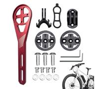 Supporto Per Computer Da Ciclismo | Prolunga per Bicicletta,Accessorio in Lega di Alluminio per Manubrio da Ciclismo,per Sport Fotocamera Action Frontale Bici Strada Pendolare Esterno