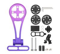 Supporto per computer da ciclismo, supporto anteriore per mountain bike, supporto per tachimetro, per il monitoraggio dei dati, per percorsi notturni e viaggi a lunga distanza