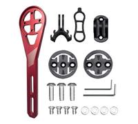 Supporto Per Computer Da Ciclismo,Supporto Esteso In Lega Di Alluminio - Attacco per Manubrio Bici - per Sport Fotocamera Action Frontale Bici Strada Pendolare Esterno