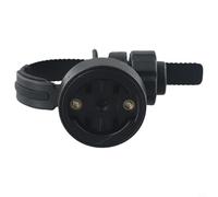 Supporto per computer da manubrio compatibile con Garmin con staffa per luce anteriore per montaggio su bicicletta