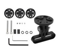 Supporto per computer e fotocamera per Garmin Edge 200 500 510 520 800 810 820, adattatore per manubrio in lega di alluminio con bulloni M5-40mm, compatibile con Hero SJ4000 SJ5000 per torcia Bryton