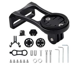 Supporto per Computer per Bicicletta, Manubrio in Lega di Alluminio, Regolabile Supporto per Bici Garmin Edge, Compatibile con Garmin Edge 25 130 200 500 510 540 810 1024, per Bici da Strada e Mountai