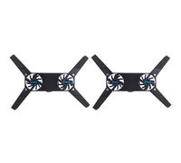 Supporto per computer portatile con ventola di raffreddamento USB girevole 2X per 8-