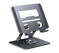 Supporto per computer portatile, in lega di alluminio, girevole a 360°, per lo streaming dal , per smartphone, notebook, tablet, casa, ufficio, college, appartamento, scuola, viaggi, live