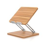 Supporto per computer portatile in legno regolabile in altezza supporto da scrivania ergonomico da letto scrivania vassoio PC per tablet Lapdesk da 12 a 17 pollici
