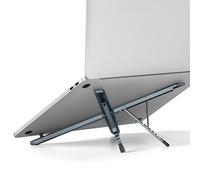 SUPPORTO PER MONITOR FORCELL Fold Stand X Pro, universale, Alluminio, POM, silicone, Argento, Nero