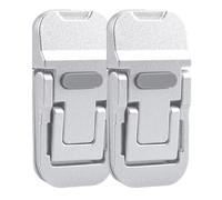 Supporto per computer portatile - Regolabile in lega di zinco Invisible Mini Riser Stand per Desk Ergonomics, design pieghevole portatile con funzione di raffreddamento, supporto per computer per