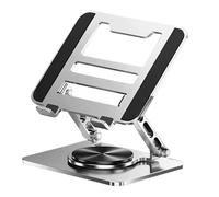 Supporto per computer portatile | Rialzo pieghevole per computer portatile con base girevole a 360° | Supporto regolabile per tablet, per tavolo da ufficio, studio, lavoro, , uomini e donne e