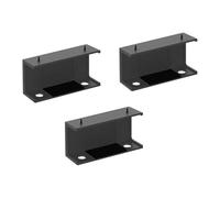 Supporto per computer portatile sotto la scrivania - Basso supporto di archiviazione da scrivania per scaffale - Supporto multifunzionale con viti, anti-graffio per laptop, modem, tablet,