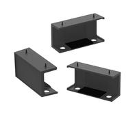 Supporto per computer portatile sotto la scrivania | Supporto di archiviazione sotto il supporto da scrivania | Supporto multifunzione con viti, antigraffio per laptop, modem, tablet, scatola via cavo