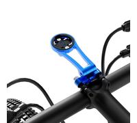 Supporto per computer regolabile da 32 mm per Garmin Edge Explore, in lega di alluminio, supporto anteriore per GPS, torcia elettrica e action camera, compatibile con Bryton, Wahoo e CATEYE Blu