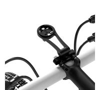Supporto per computer regolabile da 38 mm per Garmin Edge Explore, supporto anteriore in alluminio leggero per GPS, torcia elettrica e action camera, compatibile con Bryton, Wahoo e CATEYE Nero