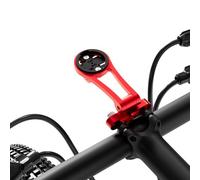 Supporto per computer regolabile da 38 mm per Garmin Edge Explore, supporto anteriore in alluminio leggero per GPS, torcia elettrica e action camera, compatibile con Bryton, Wahoo e CATEYE Red