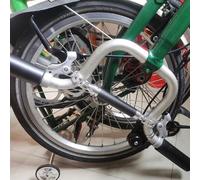 Supporto Per Computer / Telefono In ARGENTO Per Manubrio BROMPTON