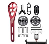 Supporto per Computerino da Bici,Supporto In Lega Di Alluminio Esteso - Montaggio Su Manubrio Per Computer Bici,per Sport Fotocamera Action Frontale Strada Pendolare Esterno