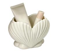 Supporto per conchiglie con stampa 3D, organizer per spazzolino da denti e | Contenitore decorativo a forma di cuore, per lavandini da bagno, banconi da toeletta, articoli da toeletta