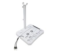 Supporto per console Playstation con indicatori LED, velocità della ventola silenziosa con stazione di raffreddamento e doppio caricabatterie
