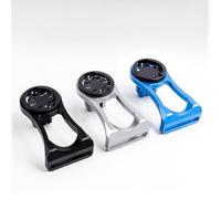 Supporto per contatore per bicicletta compatibile con Cateye e Bryton, design leggero con torcia elettrica e supporto per fotocamera mobile (nero)