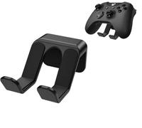 Supporto per controller da parete, supporto per cuffie per Xbox Series X/S, PS5, PS4, accessori da gioco per PC, con adesivo stabile 3M, forte adesivo con viti (nero)