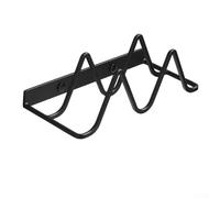 Supporto per coperchio a due slot costruito per l'installazione della porta dell'armadio per supportare l'ottimizzazione quotidiana dello spazio di cottura (2 nero)