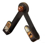 Supporto per coperchio a ventosa, girevole a 360°, da parete, organizer da cucina per coperchi e taglieri, scaffale salvaspazio pieghevole, in acciaio al carbonio resistente