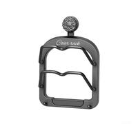 Supporto per coperchio a ventosa per montaggio a parete, senza trapano, scaffale da cucina per porta dell'armadio e piatto per superficie salvaspazio in PC, 21 x 31 x 5 cm (grigio)