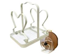 Supporto per coperchio della pentola, impermeabile, antiruggine, supporto per coperchio della padella, per familiari, amici, cucina, piani di lavoro, armadietto, porta di casa e parete