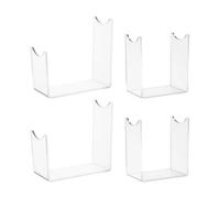 Supporto Per Corna Di Alce,Organizzatore Con Supporto Per Ripiano Da 4 Pezzi - Base Per Esposizione Trasparente,Per Scrivania Camera Natale Fiera Artigianato Conservazione Tavolo Parete Collezione