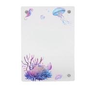 Supporto per Cornice per Foto a Forma di L, Cornice per Foto Magnetica a Forma di L Universale Multiuso Facile da Usare per la Casa (Cavalluccio marino e meduse)