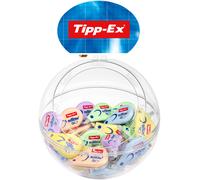 Supporto per correttore Tipp-Ex Mini Pocket Mouse Pastel con 40 nastri correttori da 5 mm x 6 m - Resistente - Scrittura istantanea