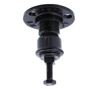 Supporto per Corrimano da Parete in Acciaio Inox e Ferro Nero | Fissaggio a Parete, Installazione Semplice, Supporto Compatto e Leggero, per Scale e Lavori di Conformità