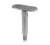 Supporto per corrimano, supporto per corrimano, supporto per ringhiera, in acciaio inox, supporto per corrimano piatto x 1 pezzo