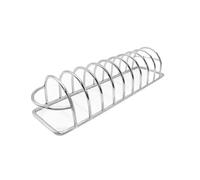 Supporto per Costine per Griglia - Supporto Portatile per di Pollo | Accessorio da Cucina in Acciaio Inossidabile Lavabile in Lavastoviglie per BBQ Giardino Campeggio e Picnic all'Aperto