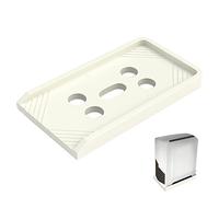 Supporto per CPU del computer, Supporto for PC sotto la scrivania con 4 ruote girevoli, nero/bianco, diverse misure(White,Without wheels)