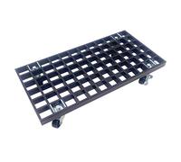 Supporto per CPU Mobile PC Case Stand Piano CPU Cappotto Grid Stand Carrello CPU Heavy Duty CPU Host Cassis Tower Holder con ruote a castello rotolanti, nero / bianco Supporto per PC Case ( Color : Ne