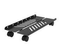 Supporto per CPU Supporto for supporto for CPU rotante, supporto for torre for PC portatile regolabile, supporto for custodia for PC espandibile in acciaio nero con ruote girevoli, adatto alla maggior