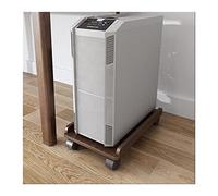 Supporto per CPU Supporto torre for PC mobile sotto la scrivania, carrello porta CPU in legno, supporto da pavimento for custodia PC mobile con 4 ruote girevoli adatto alla maggior parte delle custodi