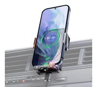 Supporto Per Cruscotto - Supporto Per Presa D'aria Antiscivolo | Support Per Telefono Nero, Support Per Telefono, Suport Di Ricarica Wireless Per Una Navigazione Sicura Durante La Guida Quotidiana S