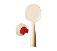 Supporto per cucchiaio da riso, con ventosa, 8,2 x 4,7 x 21 cm, gadget da cucina per amici, donne, ragazze, ragazzi e riunioni di famiglia