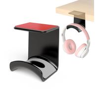 Supporto per cuffie Liboer da scrivania, mini supporto per cuffie con adesivo forte, supporto per cuffie sotto la scrivania