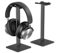 Supporto per Cuffie, New Bee Universale Over Sennheiser, Sony, Audio-Technica, Bose, AKG, per display, Alluminio + TPU + ABS, Nero