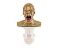 Supporto per cuffie Oehlbach Scream Anniversery- Fatto a mano, resina sintetica, dipinto a mano - testa di culto Oehlbach per la memorizzazione di cuffie over- e on-ear