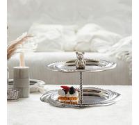 Supporto per cupcake a più livelli con figurina dell'orso per il