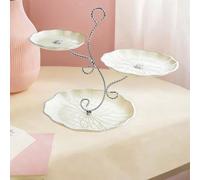 Supporto per cupcake a più livelli, piatto per frutta secca a 3 strati per