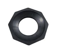Supporto per cuscinetto abrasivo per palla da bowling, materiale ABS, diametro interno 7,6 cm, base a disco 37 g, strumento di precisione migliora la presa per uso professionale e domestico