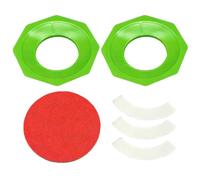 Supporto per cuscinetto abrasivo per palline da bowling, 2 pezzi, strumento di precisione ergonomico per la manutenzione, supporto per cuscinetti abrasivi per palle da bowling, per uomini, donne