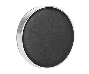 Supporto per Custodia Dell'orologio Strumento Sicuro per la Superficie di Lavoro della Cassa Dell'orologio Pelle Artificiale Nera Diametro 2,8 Pollici per Riparatore di Orologi