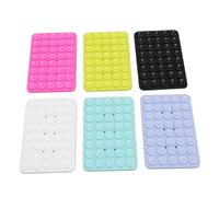 Supporto per Custodia per Telefono a Ventosa, Supporto Adesivo per Custodia per Telefono in Silicone su Entrambi i Lati da 6 Pezzi, Supporto Antiscivolo per Accessori per